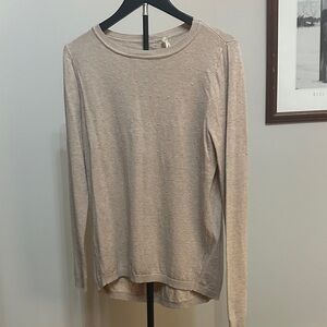 Elegant Beige Women's Sweater Top